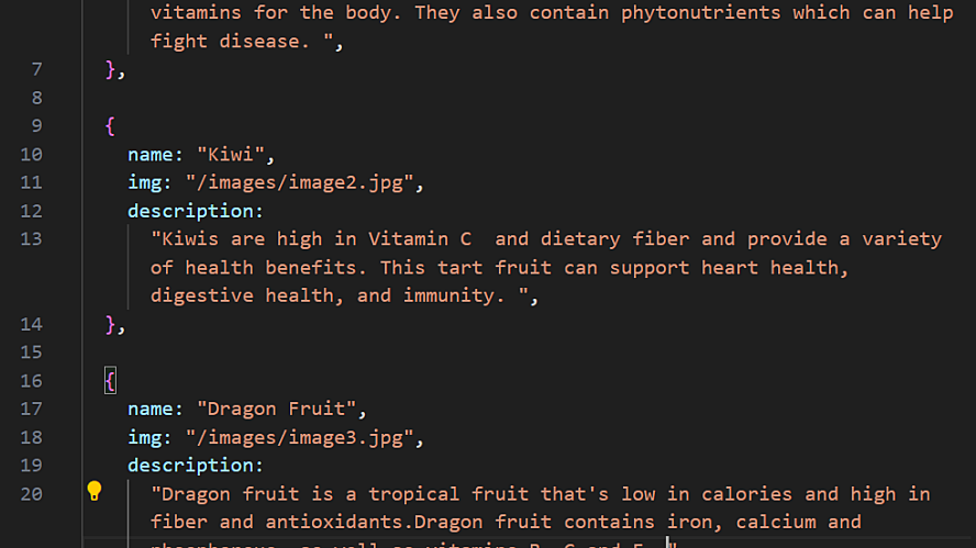 Create an array